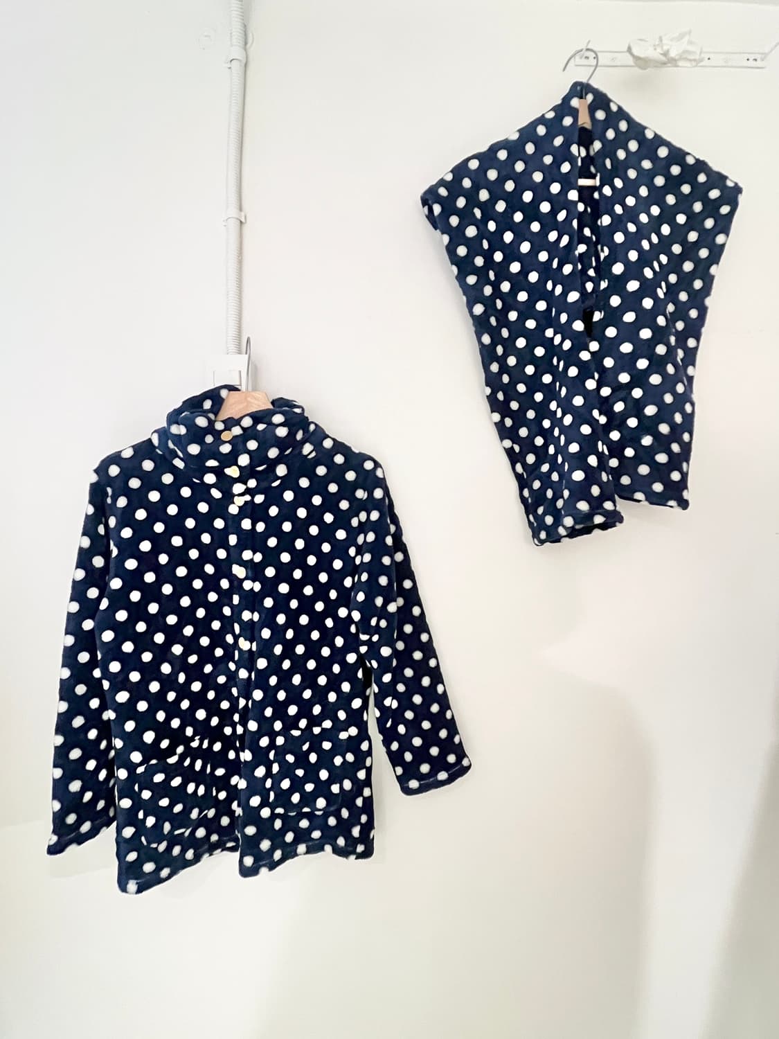 네이비 도트 수면 파자마 🌀 상품이미지2
