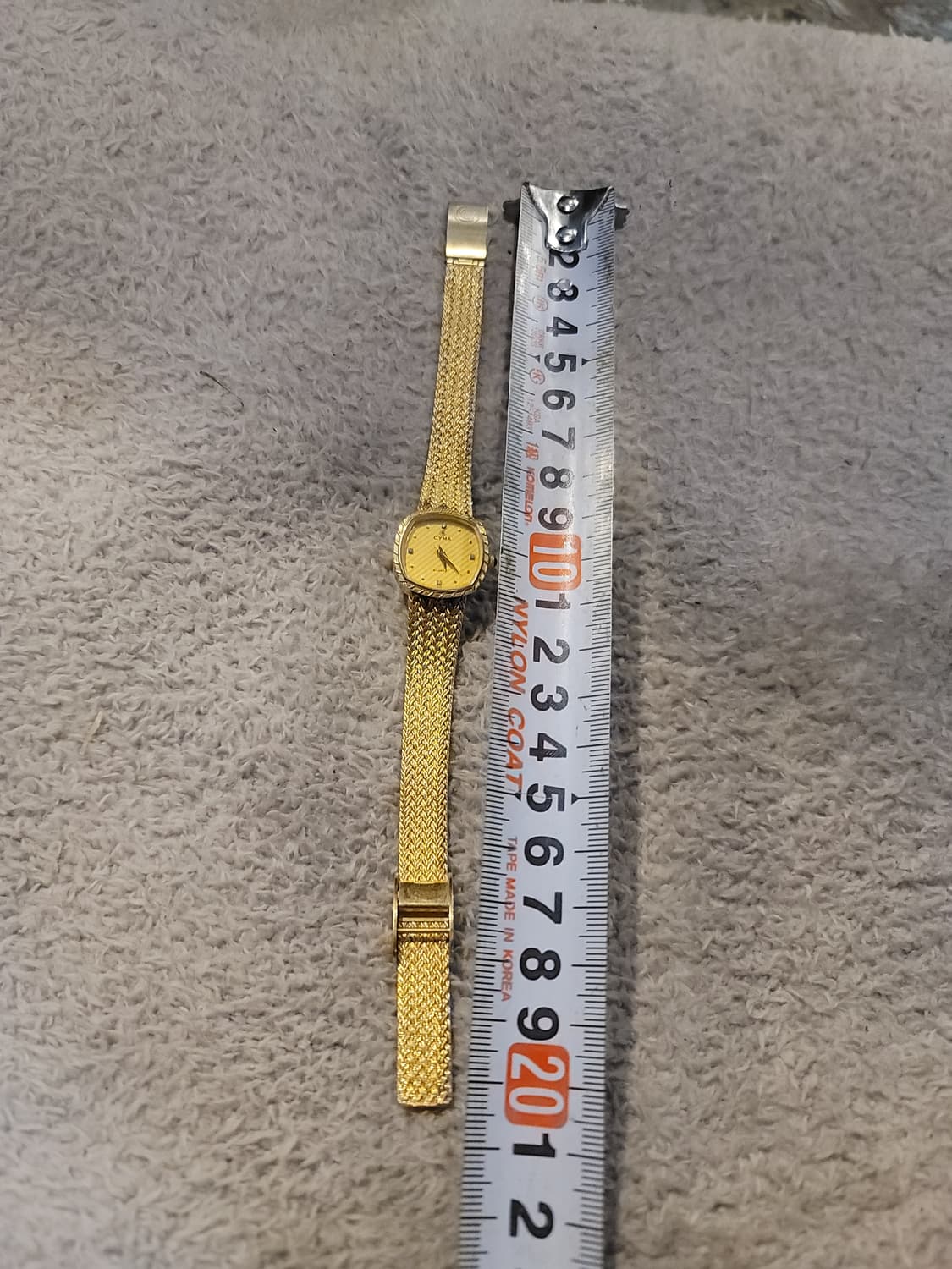 CYMA / KLAEUSE 금장 시계 2개 세트 일괄판매 상품이미지6