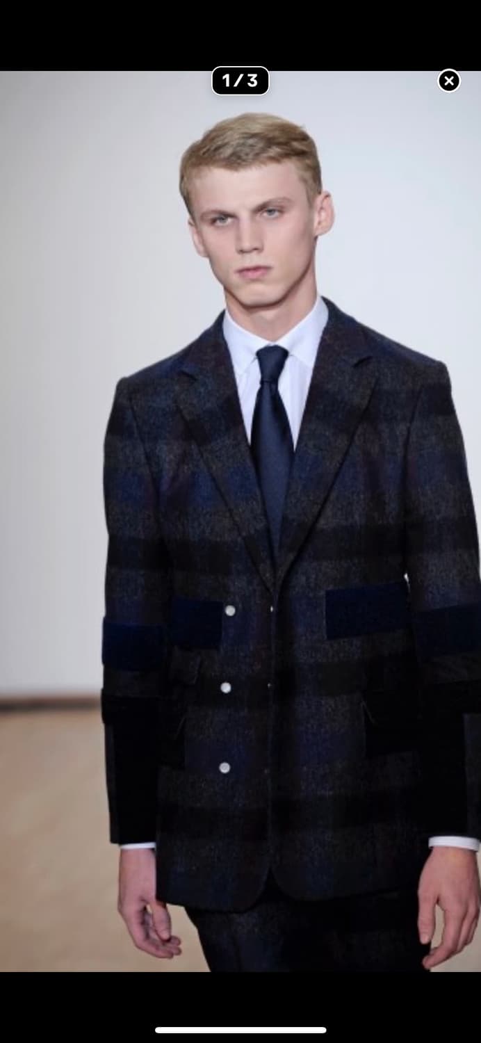 Raf simons stripe knit coat 상품이미지6
