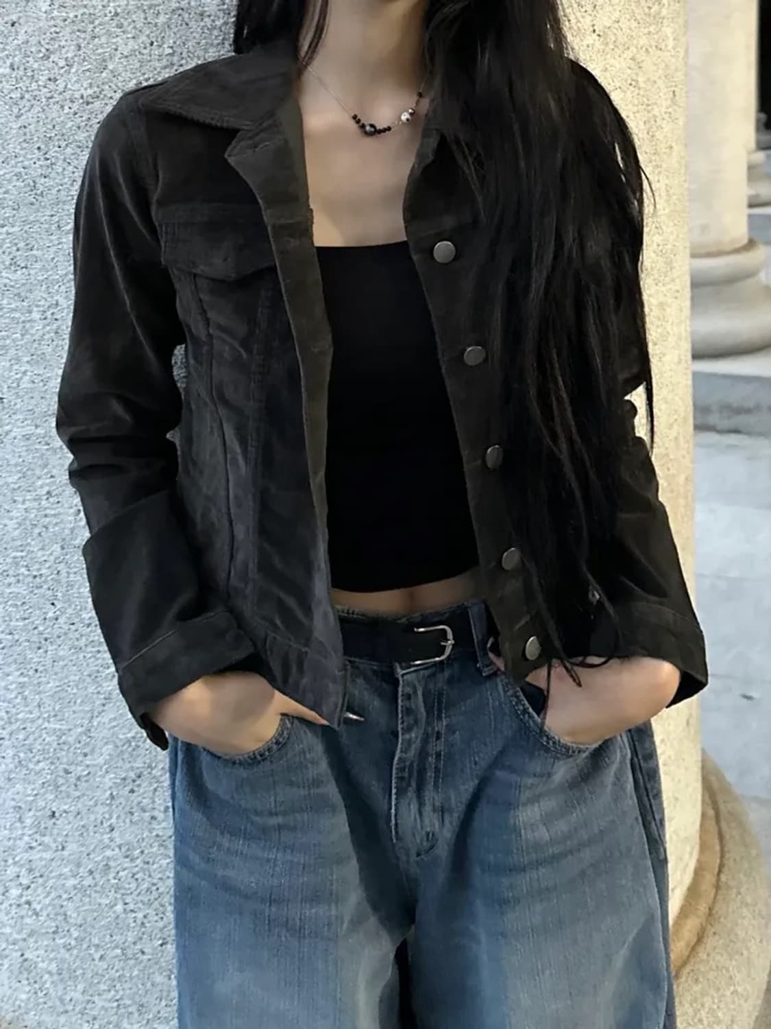 코듀로이 슬림핏 자켓 상품이미지1