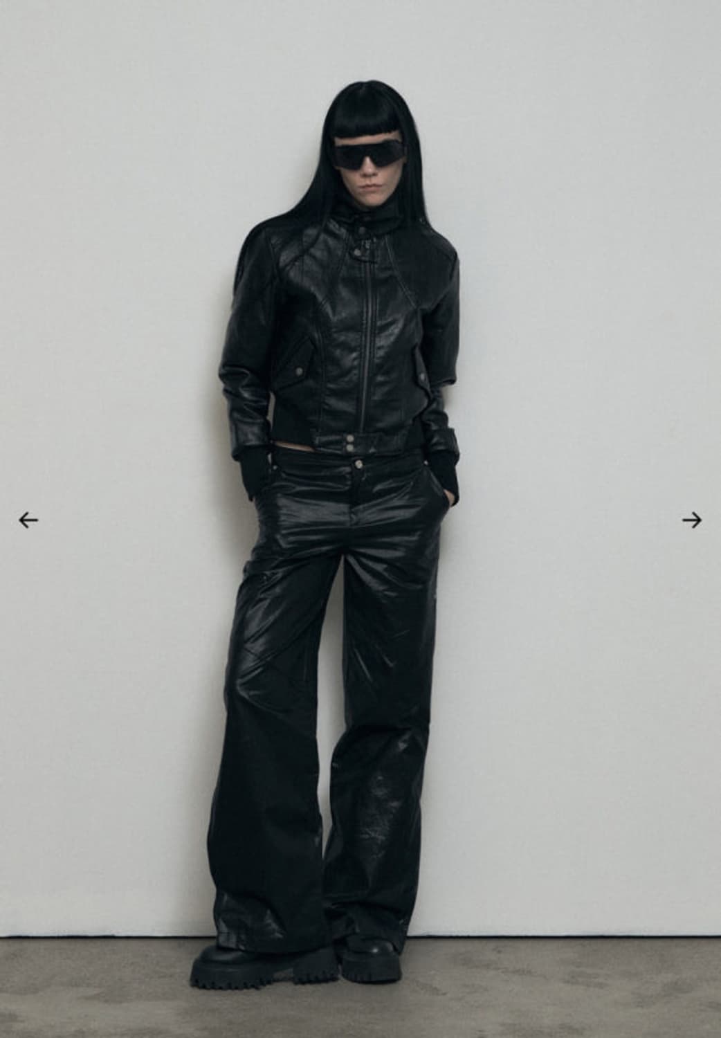 보헤미안서울 하이넥 모토 자켓 상품이미지1