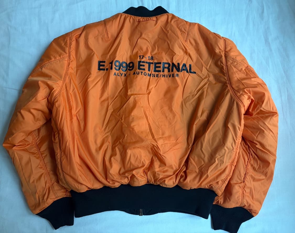 알릭스 x 알파 인더스트리 이터널 D링 봄버 블랙  MA-1 자켓 점퍼  상품이미지6