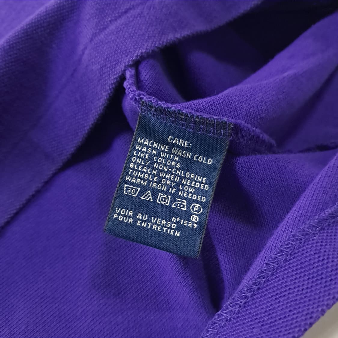 CK215 S 폴로 00s 퍼플 카라 반팔 원피스 상품이미지6