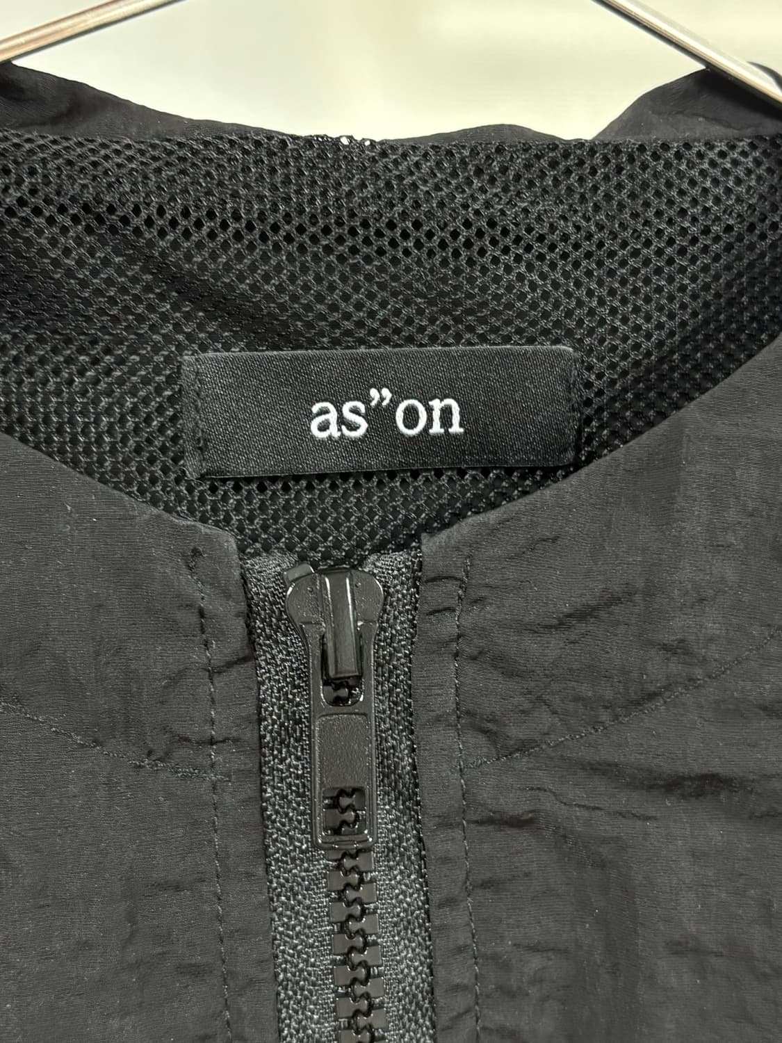 [ASON] 애즈온 윈드브레이커 블랙 상품이미지6