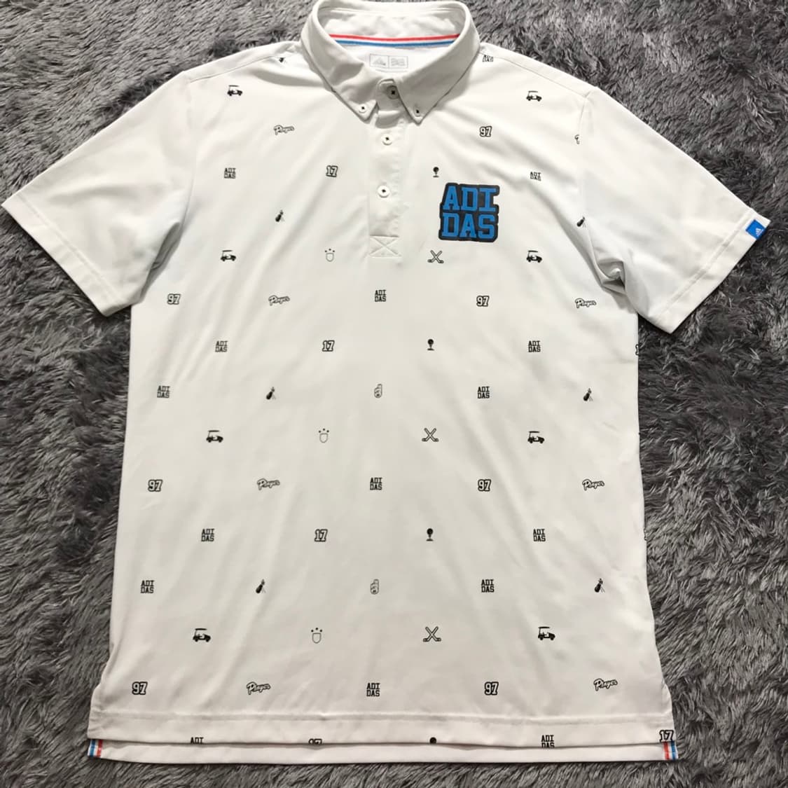 [L] 아디다스(ADIDAS) 골프 프린트 반팔 폴로티셔츠p714 상품이미지1
