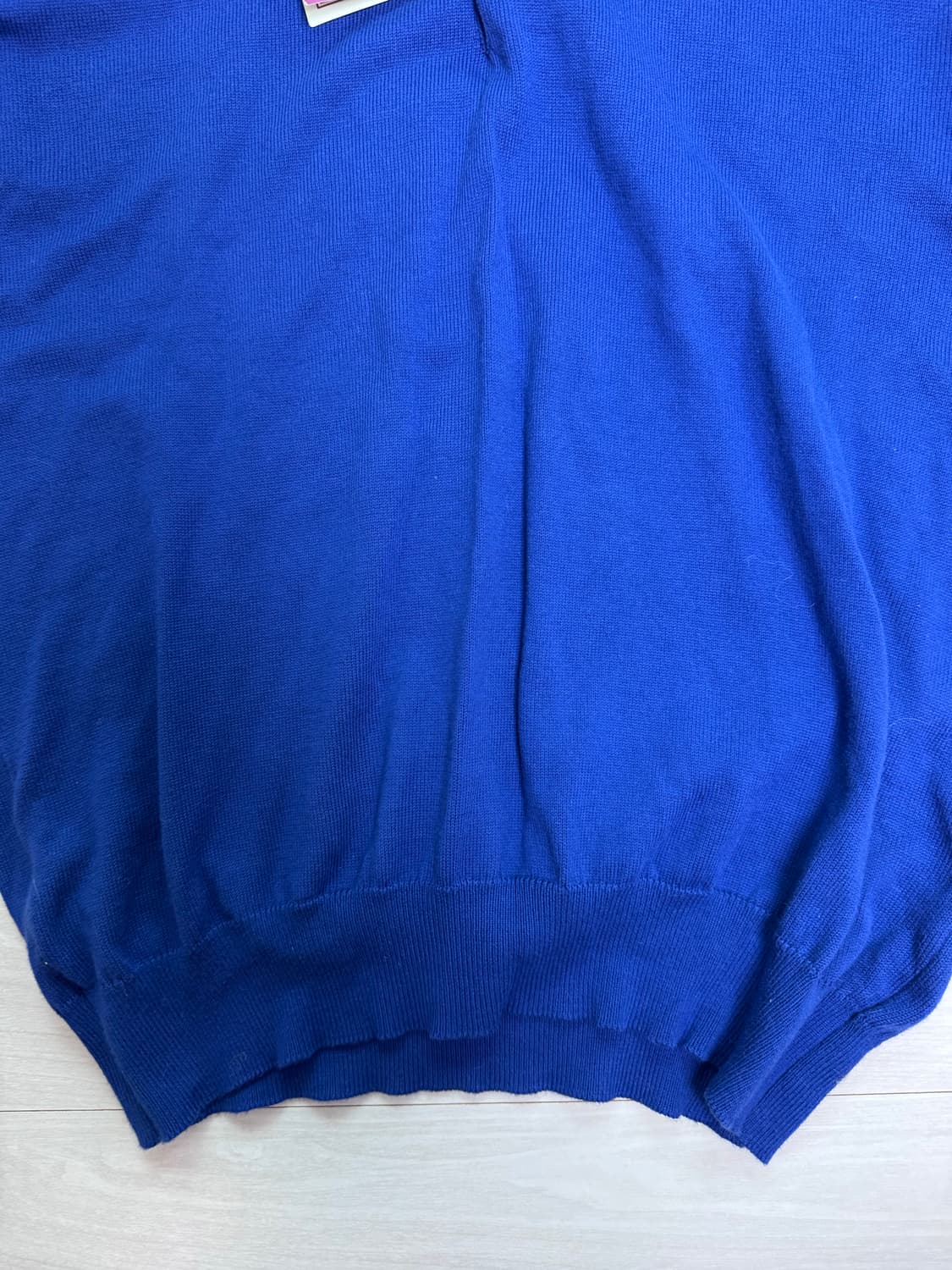 윌리엄로키 반팔 니트 블루 (택달린 새상품) 상품이미지5