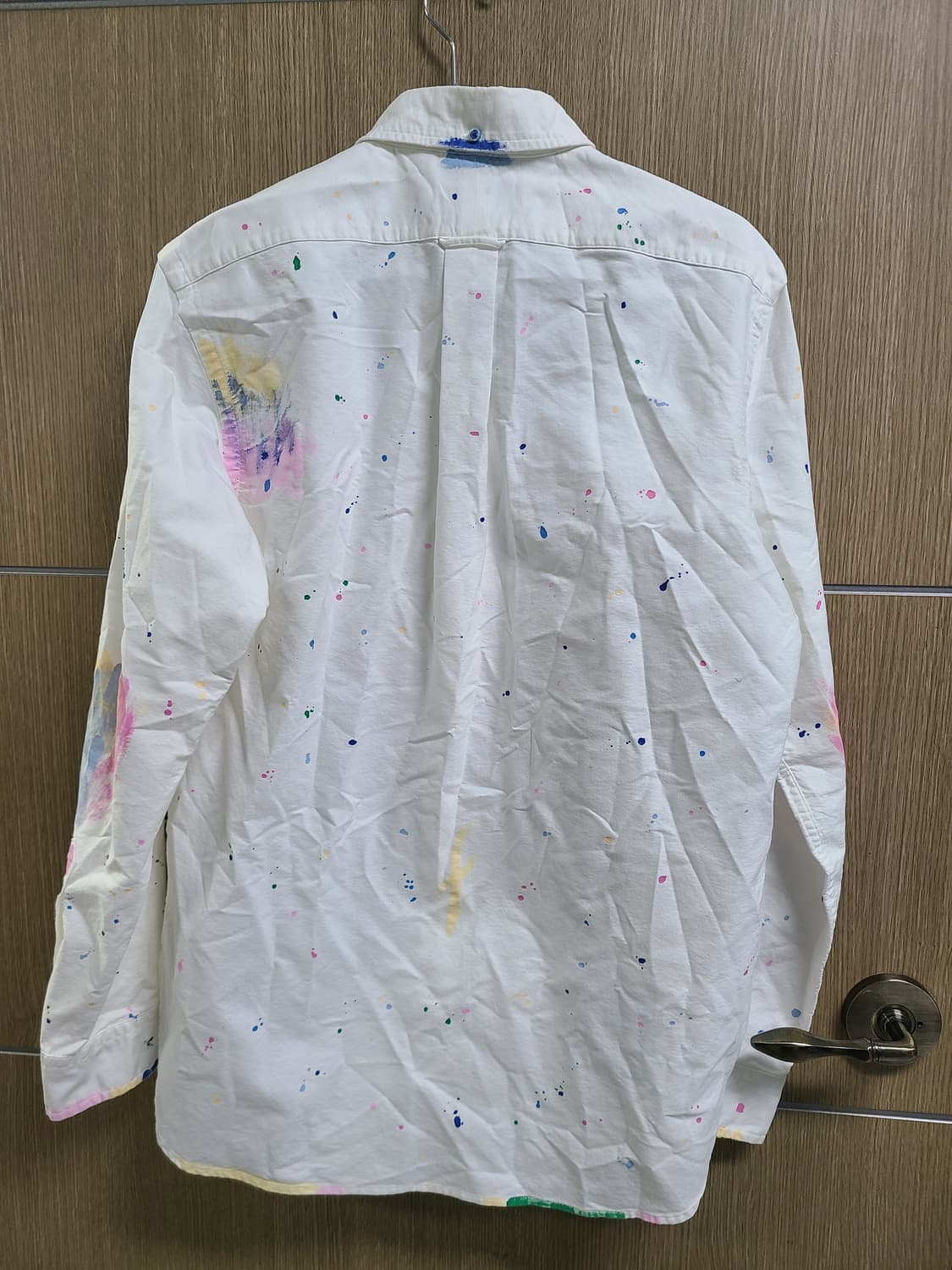 화이트 폴로 랄프로렌 페인팅 셔츠 상품이미지5