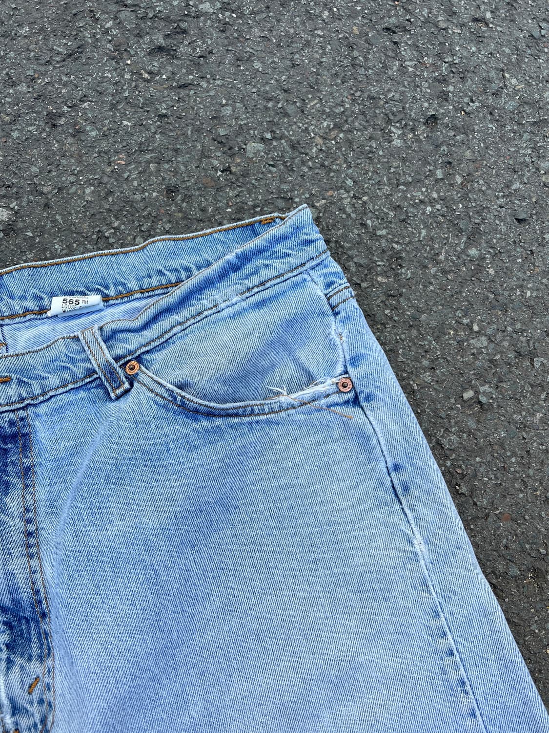 [38X30] 90s 리바이스 565 와이드 핏 상품이미지3