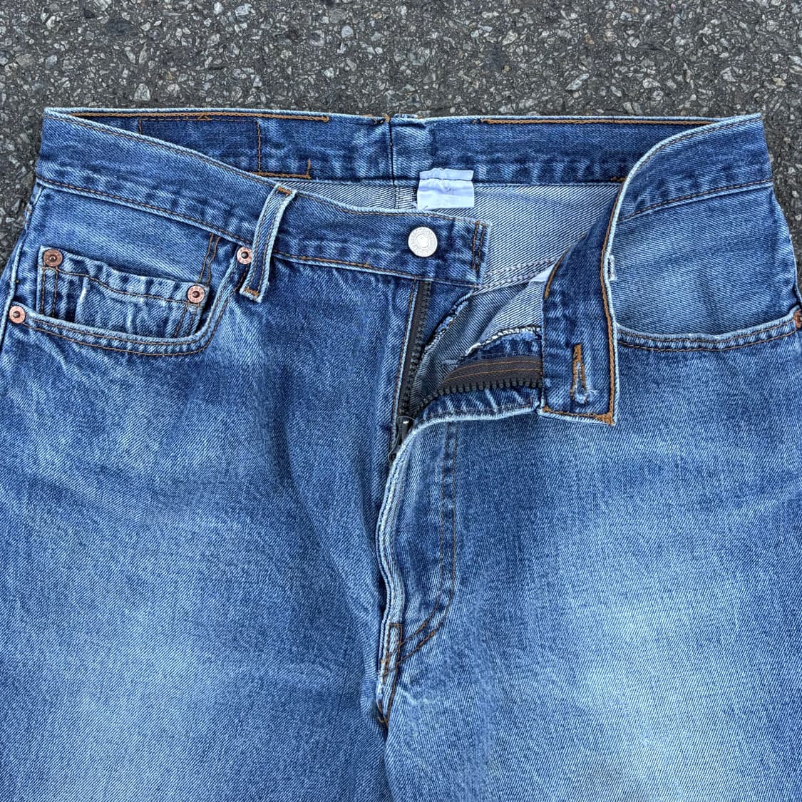 90s 리바이스 501 스트레이트 중청 데님 (32)   상품이미지2