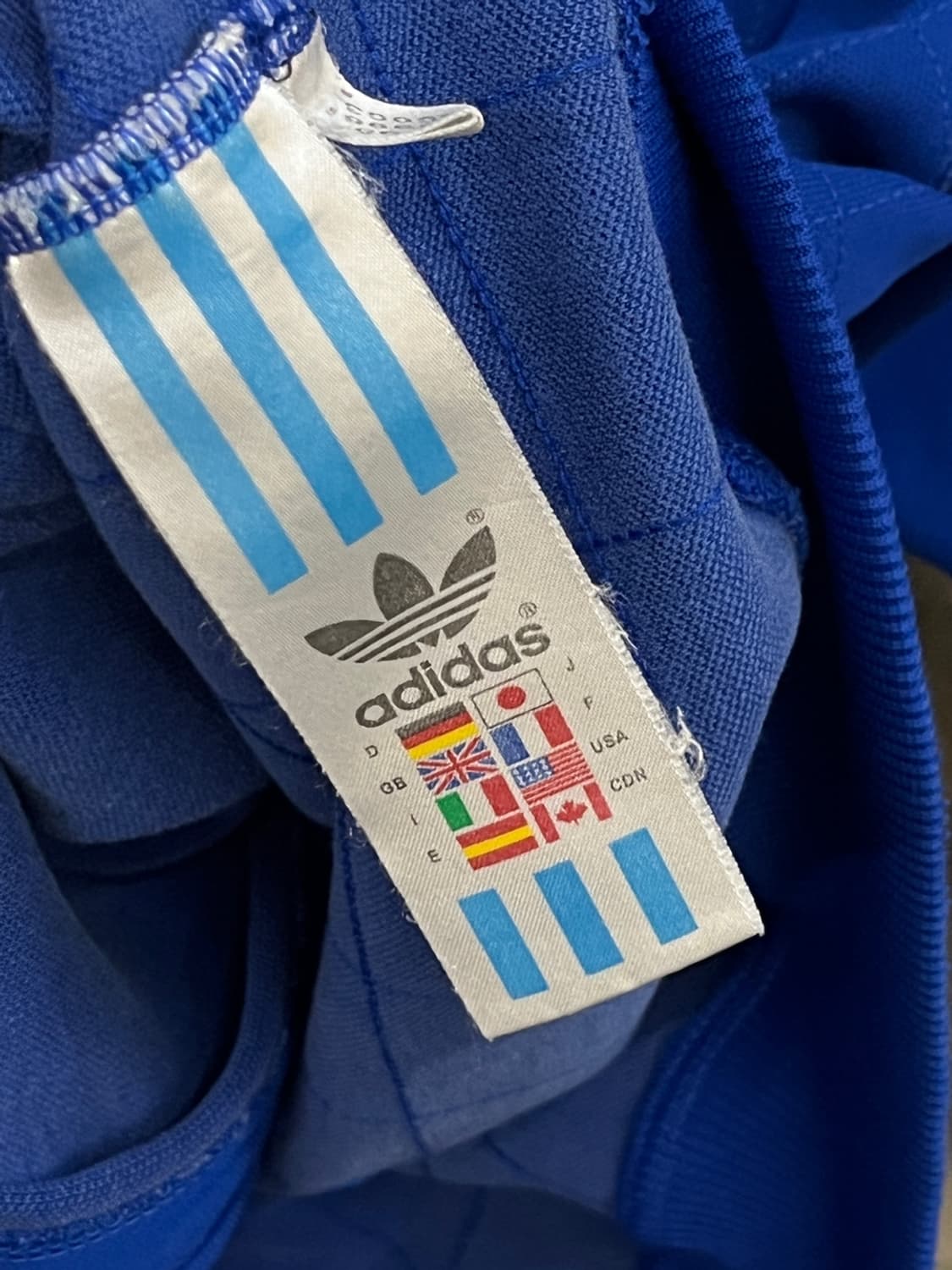 아디다스 블루 모토 트랙 탑 져지 상품이미지6