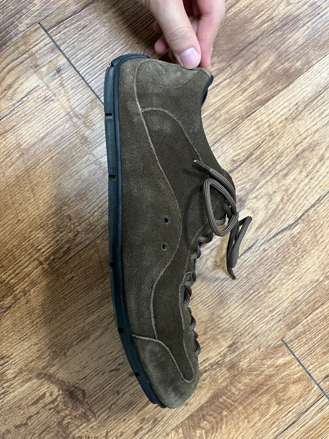 로맨틱무브 보울러 스니커즈 R25M200 리얼브라운 스웨이드 (280) 상품이미지7