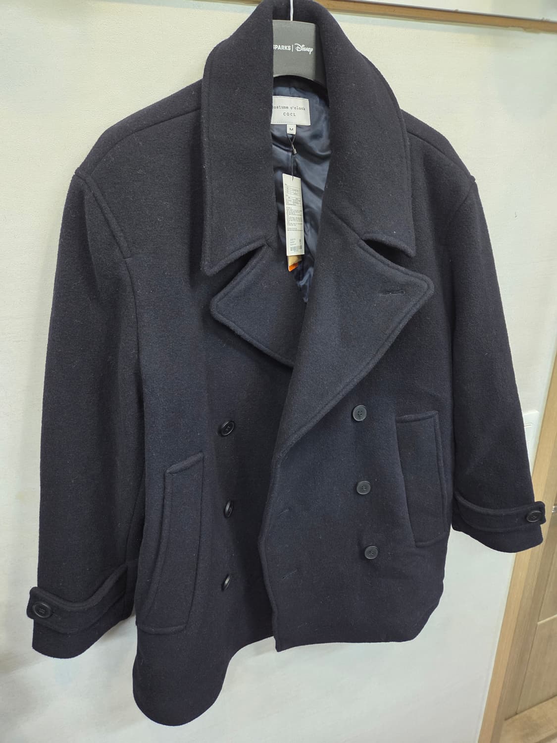 커스텀어클락 나인티스 헤비웨이트 울 더블코트 L 상품이미지5