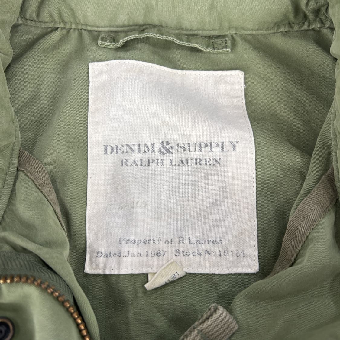 데님앤서플라이 폴로 밀리터리 카키 야상 자켓 L 상품이미지2