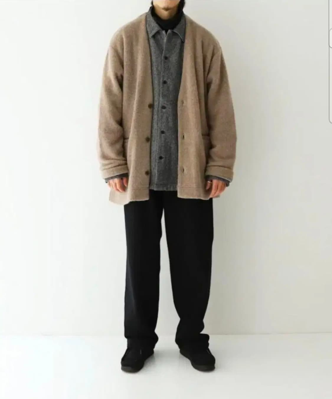 네스트로브컨팩트 울 브러시 오버 가디건 상품이미지3