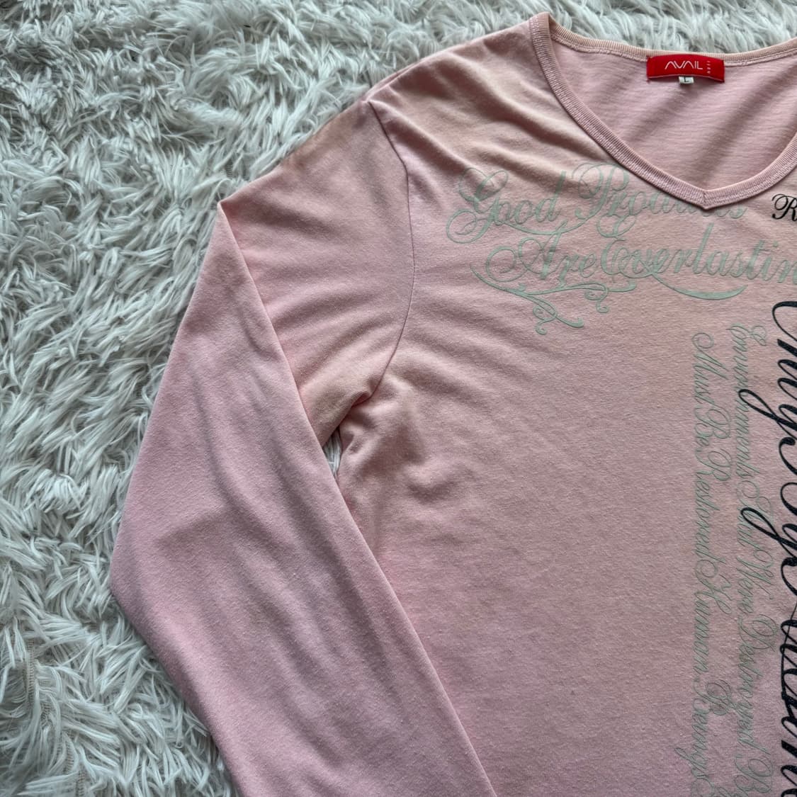 AVAIL 일본빈티지 y2k 긴팔 빈티지긴팔 y2k긴팔 남여공용 L 95 상품이미지6