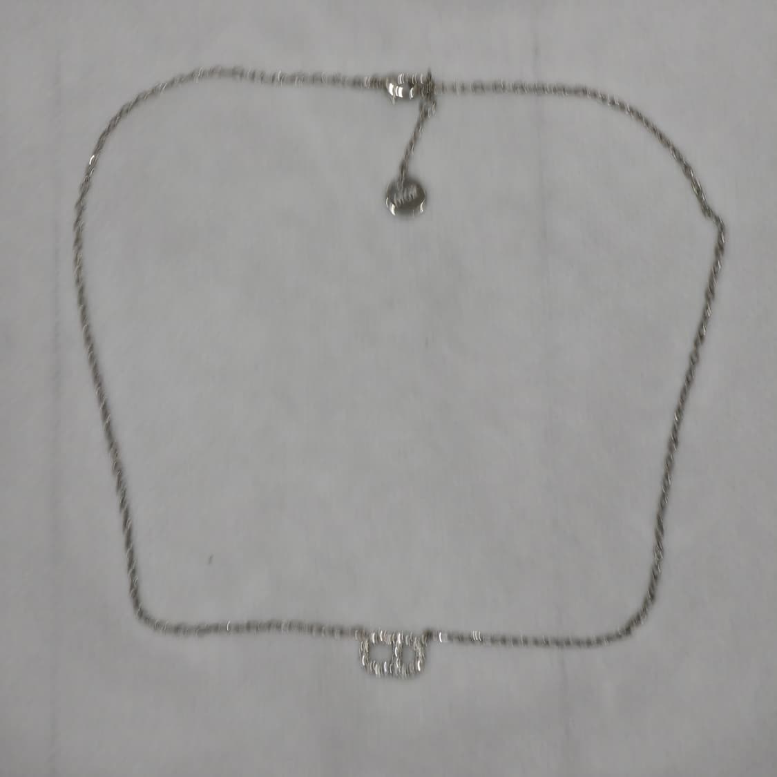 디올 은장 클레어디룬 쁘띠cd 목걸이 팔찌 세트(더스트 박스포함) 상품이미지3