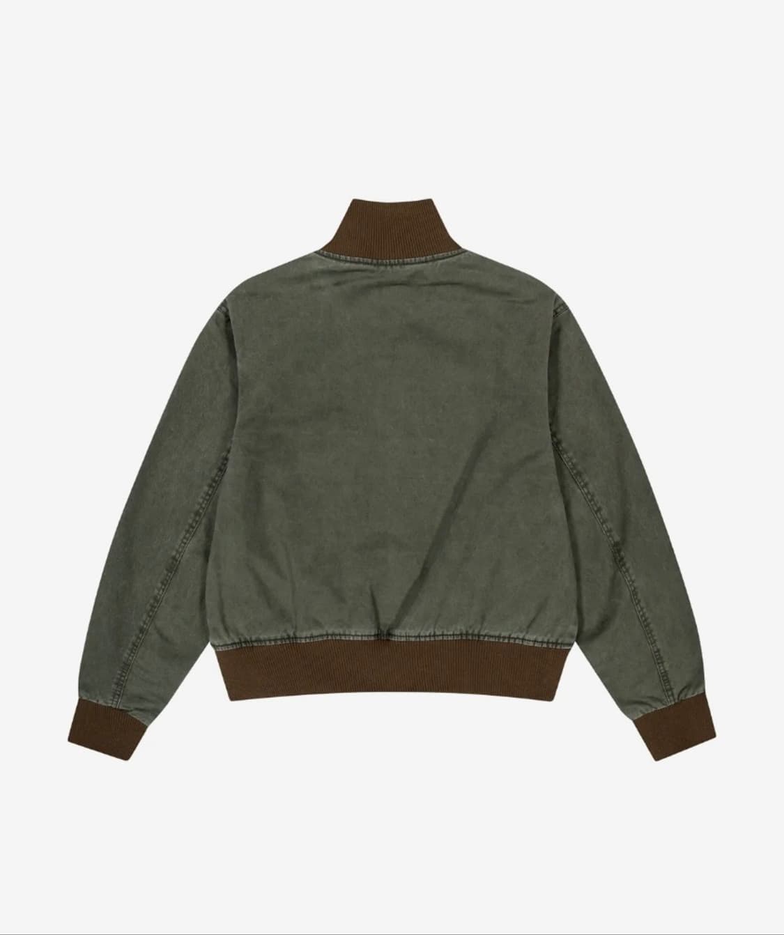 아캄 워시드 벨크로 자켓 카키 상품이미지2