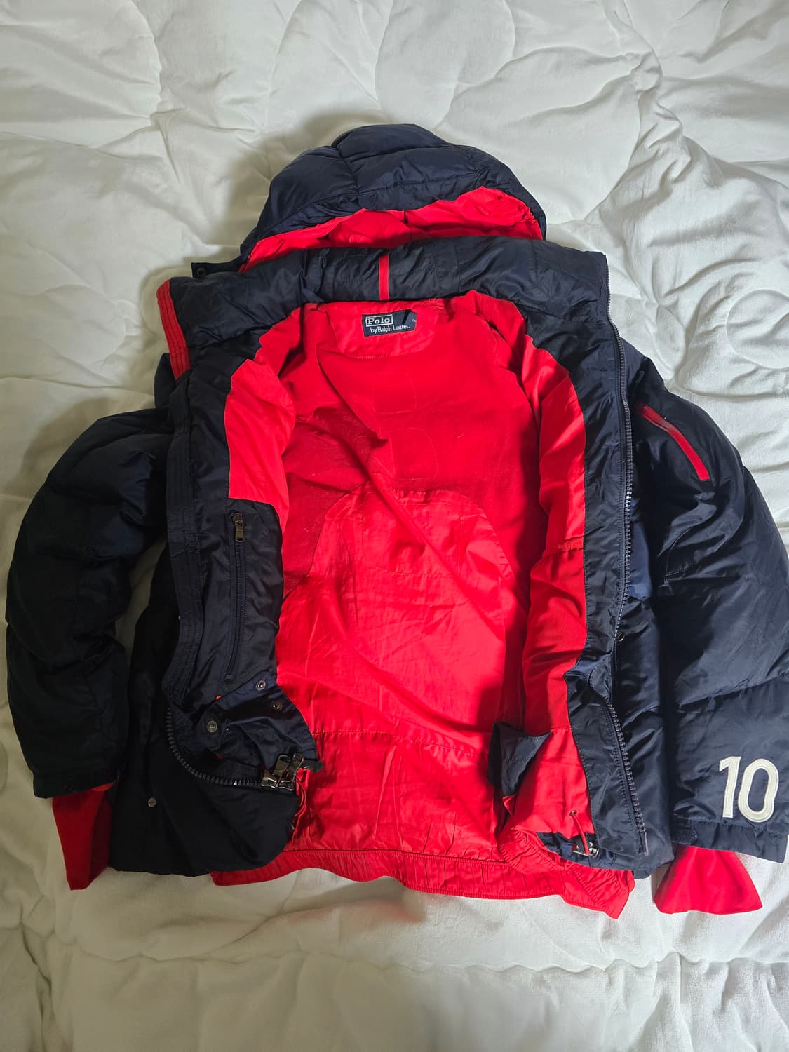 [국내정품] 폴로 랄프 로렌 USA 패치 다운 패딩 자켓 (95사이즈) 상품이미지8