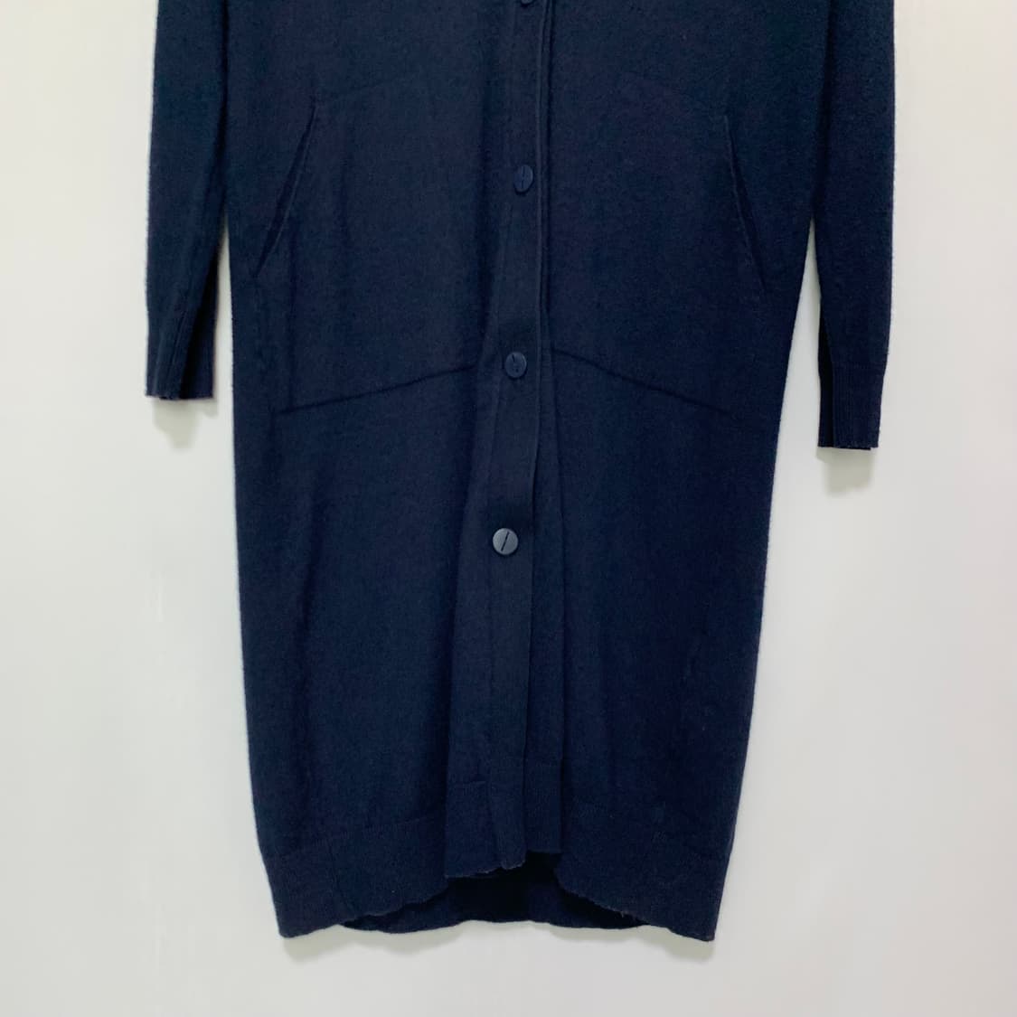 지오송지오 빈티지 롱 가디건 네이비 상품이미지3