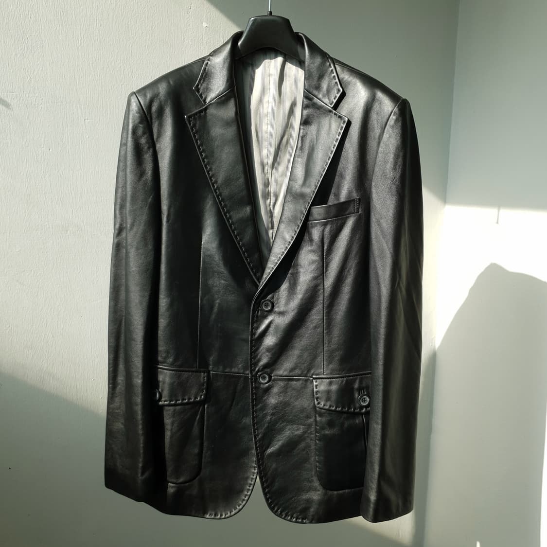 Vintage leather blazer jk 상품이미지1