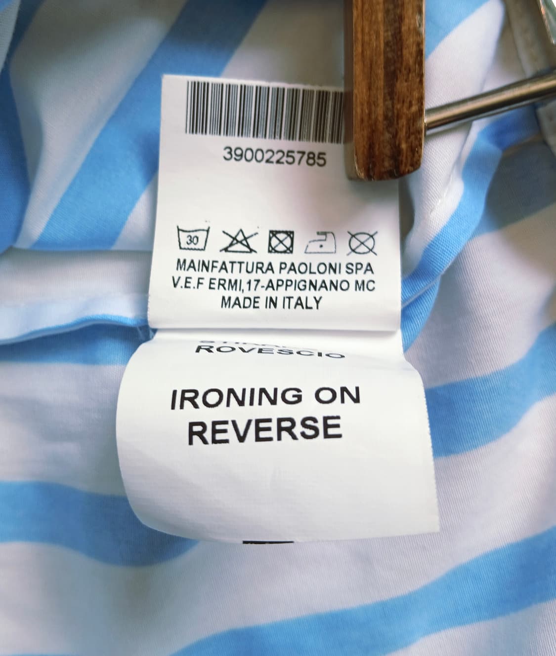 MSGM 입체 러플 오프숄더 스트라이프 셔츠 (Made in Italy) 상품이미지6