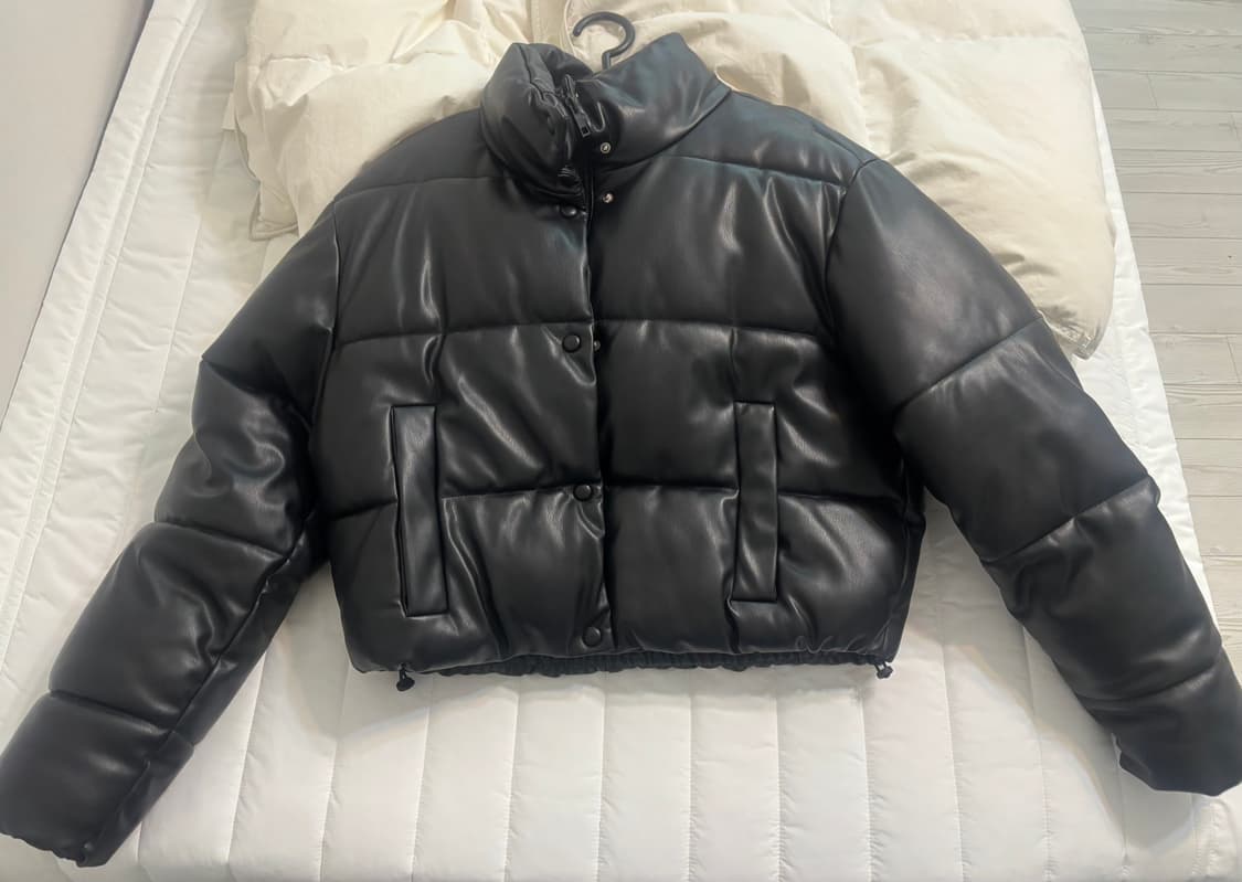 자라 페이크레더 패딩  상품이미지1