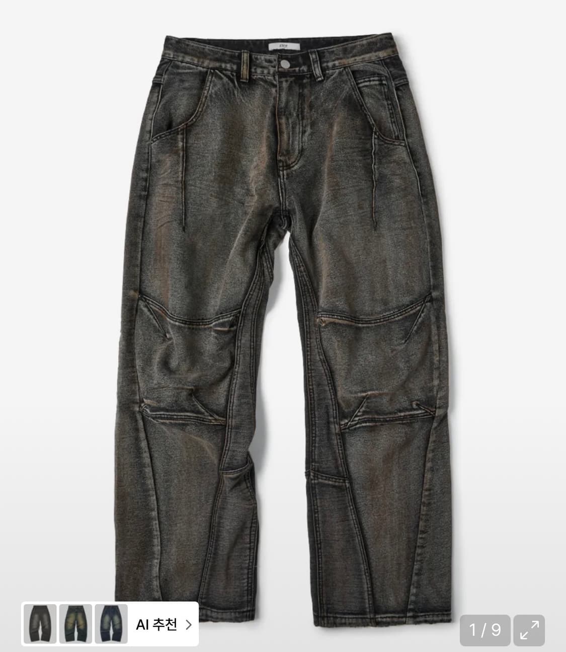 etce 커브드 패널 데님 L 상품이미지1