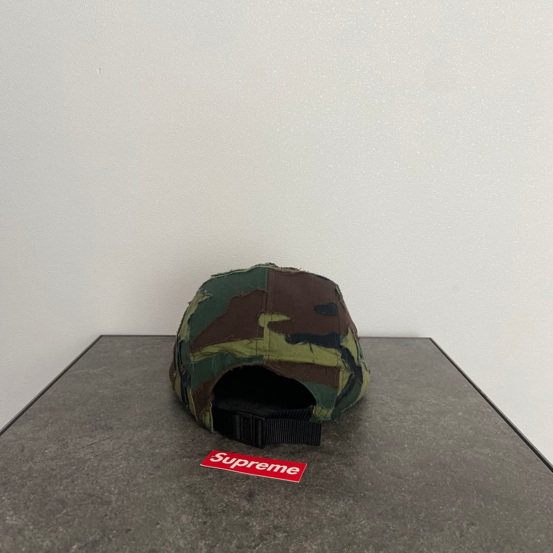 (OS) 슈프림 박스로고 캠프캡 모자 우드랜드 카모 상품이미지4