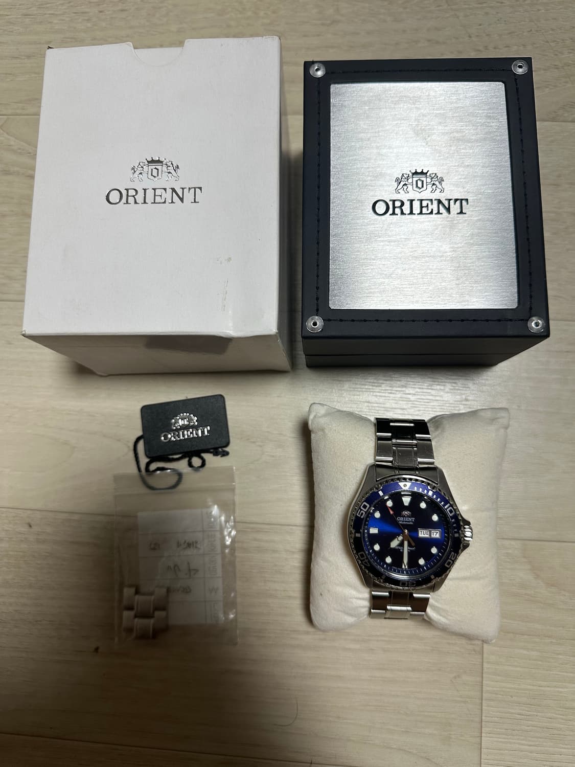 오리엔트 레이2 청판 다이버 시계 판매합니다. 상품이미지5