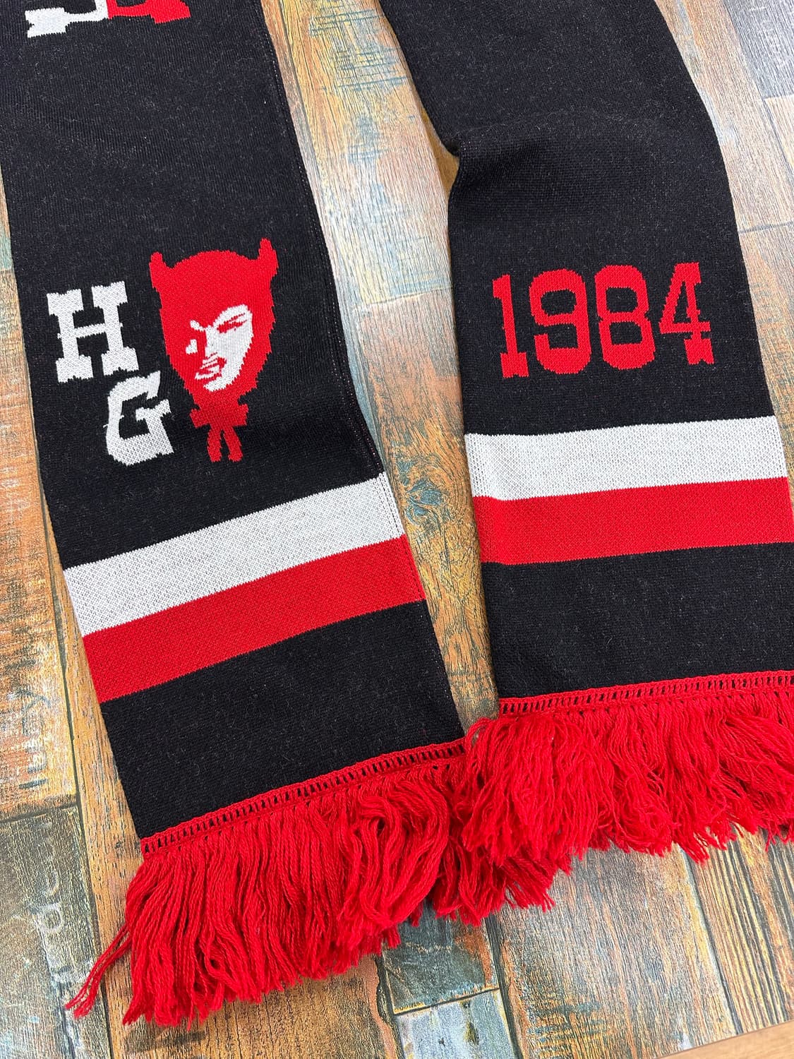 (OS)히스테릭글래머 이블걸 머플러 블랙 상품이미지2