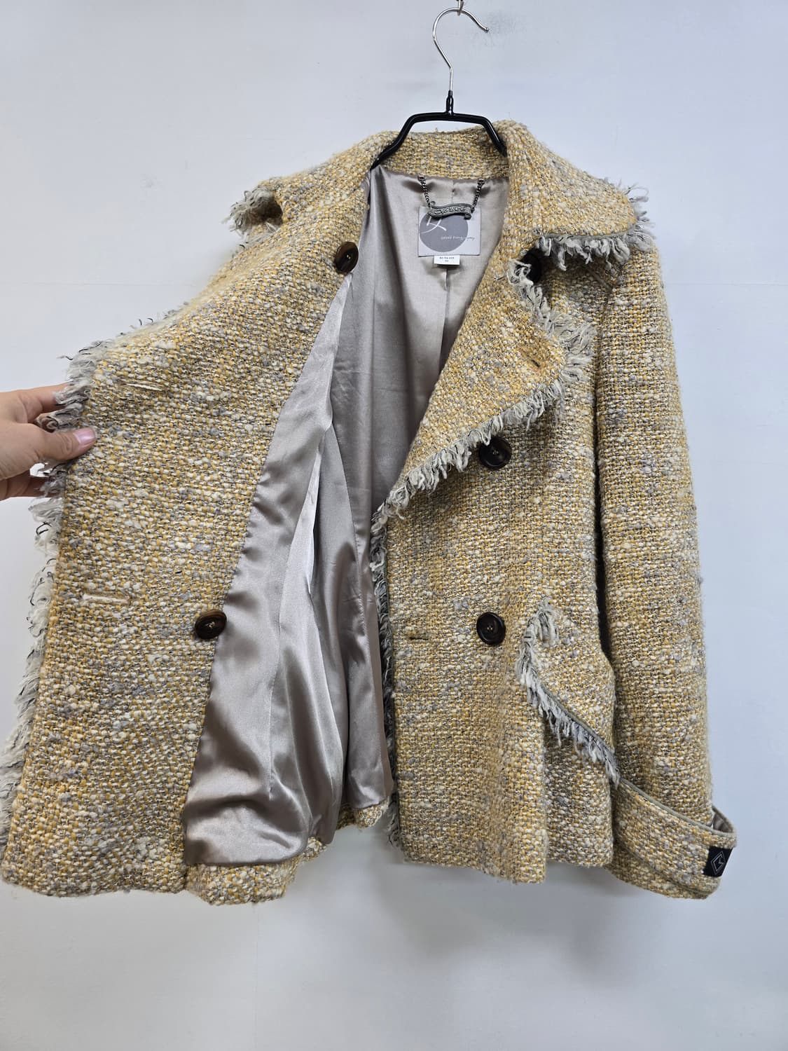 오브제 도톰 울 트위드 자켓 상품이미지8