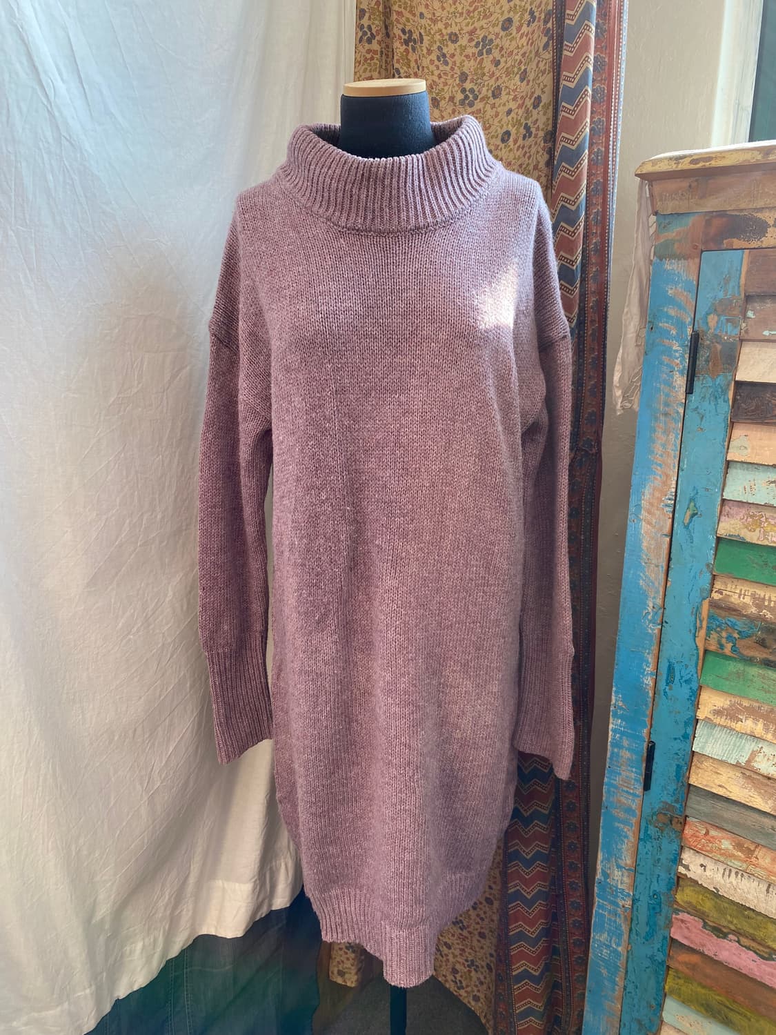 CLASSICAL ELF 연보라 니트원피스(L) 상품이미지1