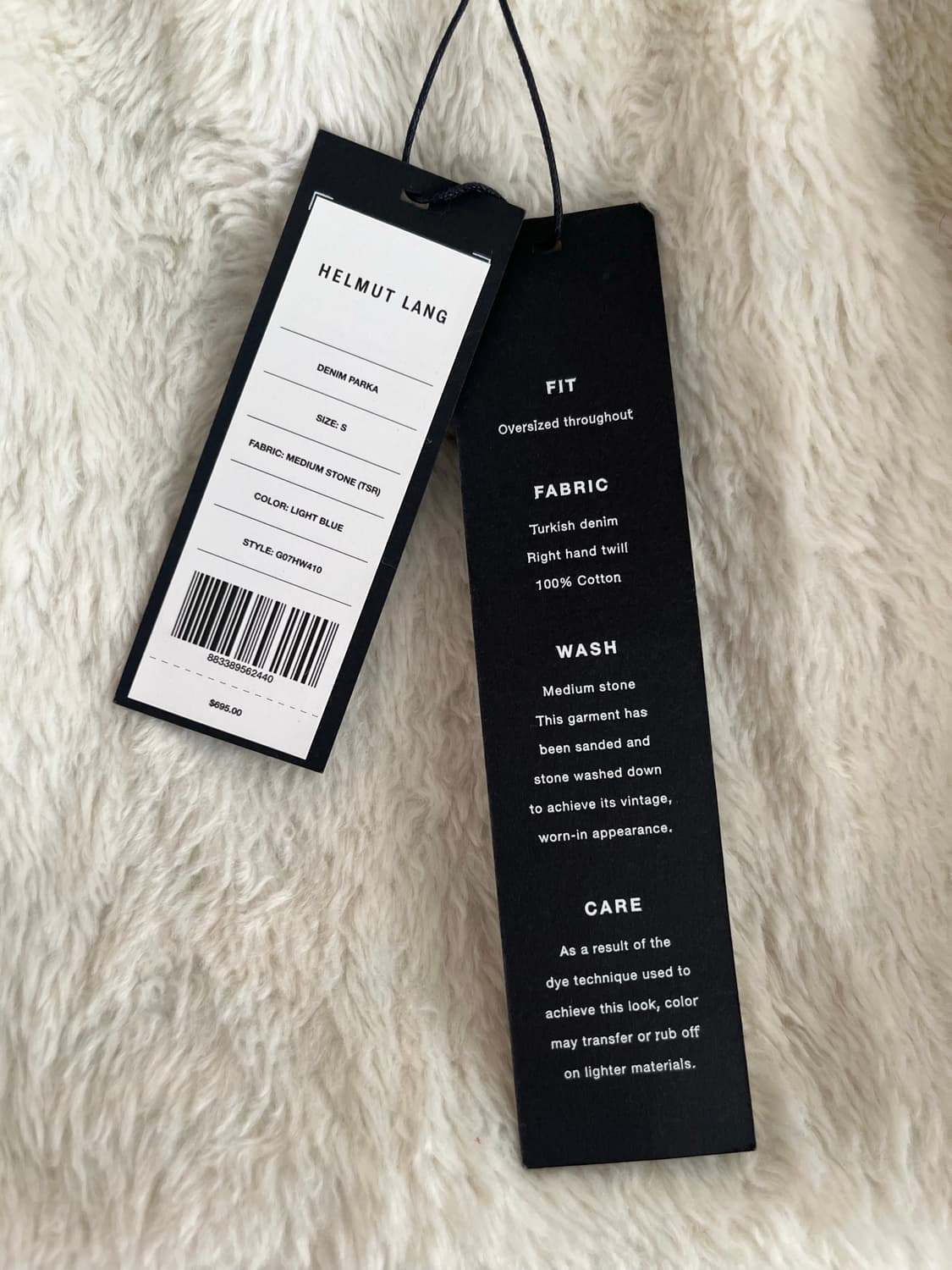 S) 헬무트랭 여성 데님 파카 상품이미지9