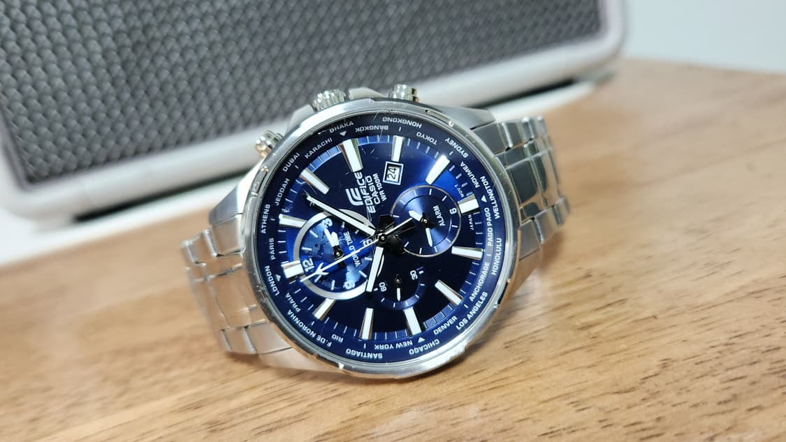 # CASIO 카시오 에디피스 월드타임 남성명품 시계 급처 / 청판 상품이미지4