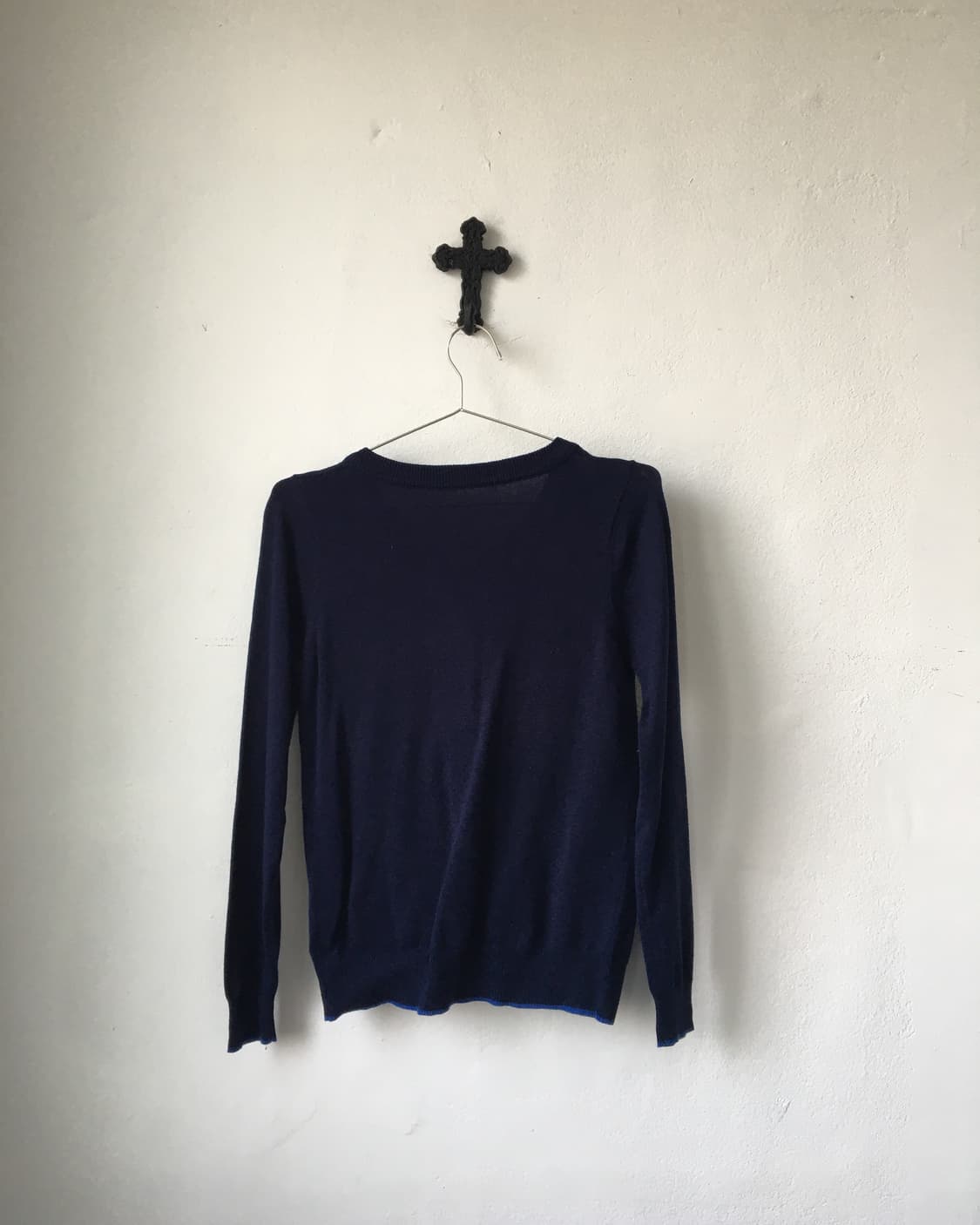 Embroidery point knit cardigan 상품이미지3