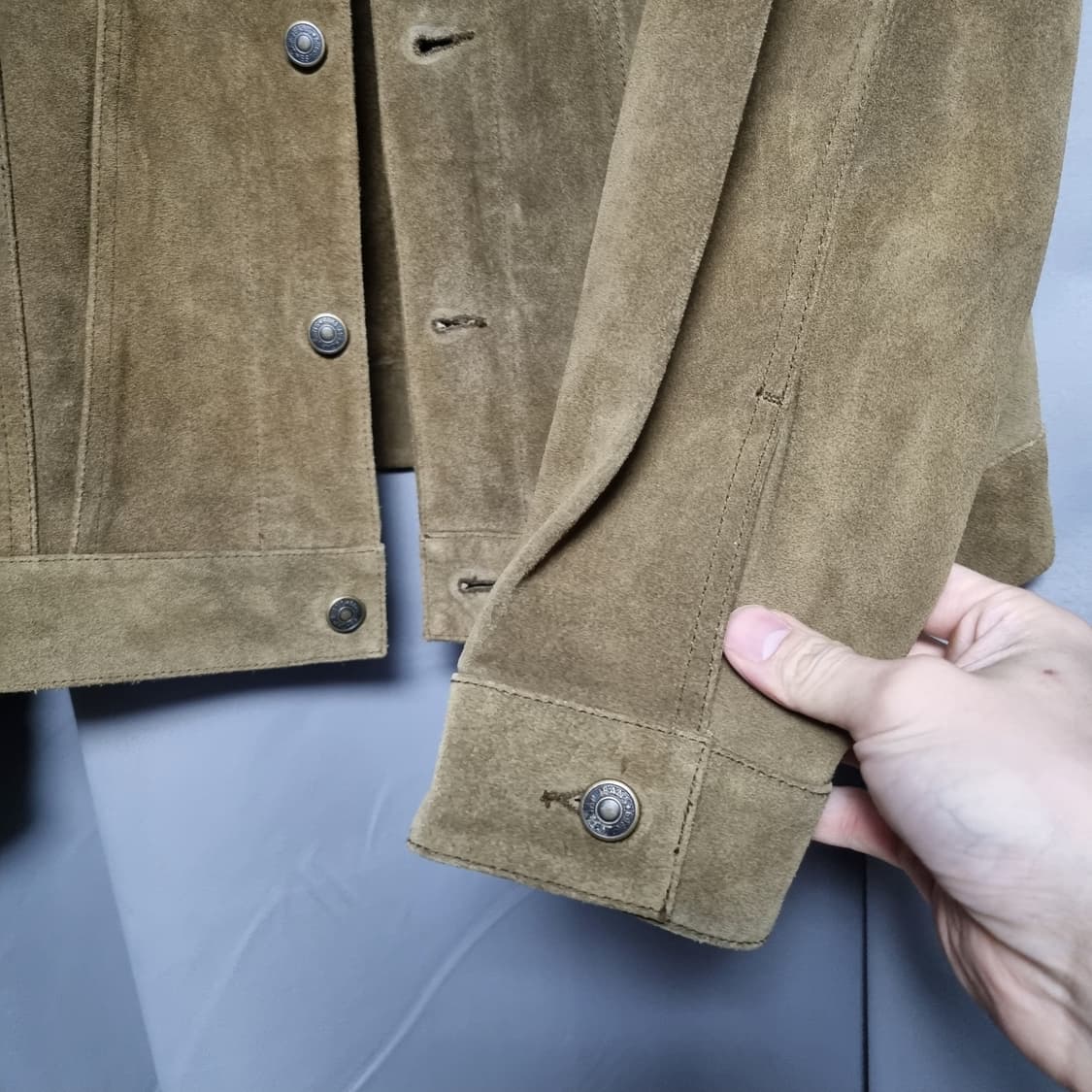 올드 갭 블루라인 스웨이드 타입3 카멜 상품이미지6