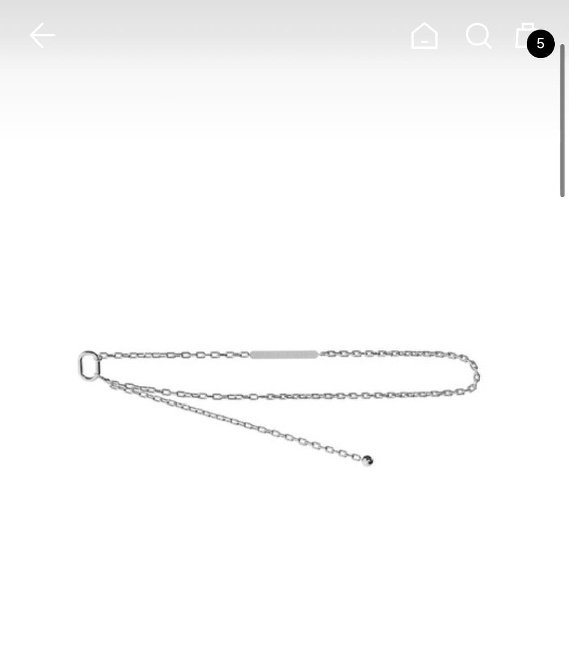 트리밍버드 Metal Belly Chain Belt 메탈 벨트  상품이미지1