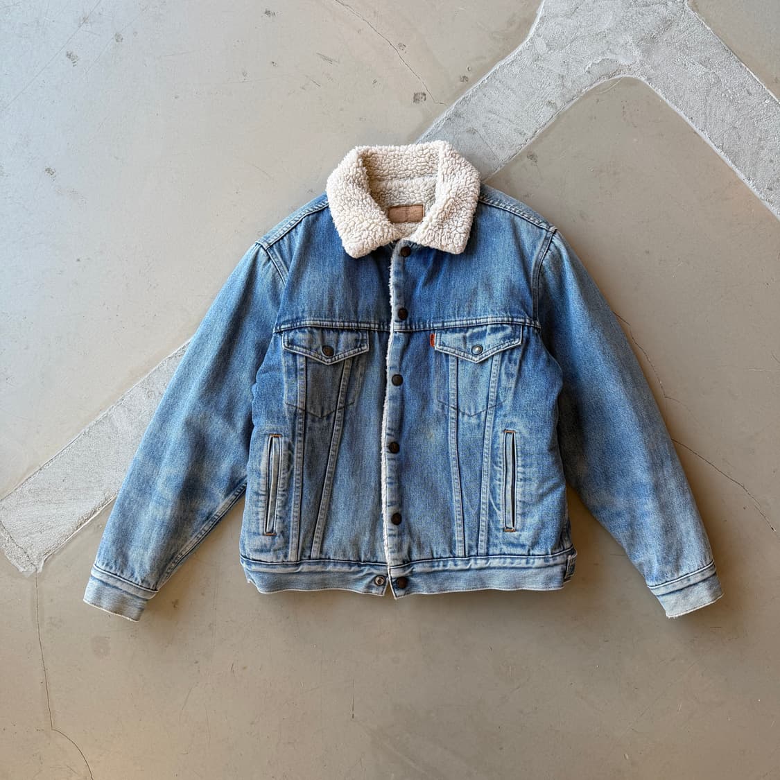 85s 리바이스 오렌지탭 쉐르파 트러커 자켓 상품이미지1