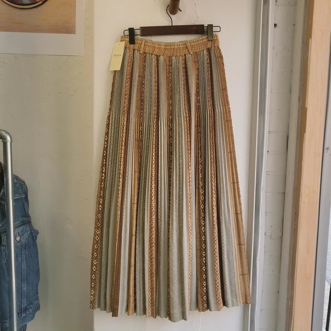 Laptev 보헤미안 플리츠스커트(Japan made) 상품이미지6