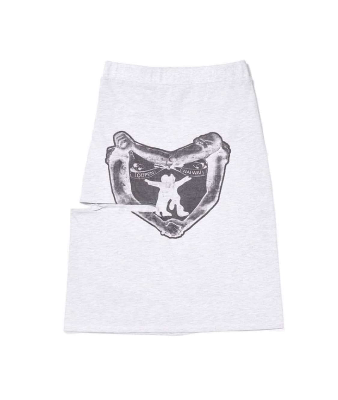open yy YY HUG&HEART CUTOUT SKIRT 상품이미지2