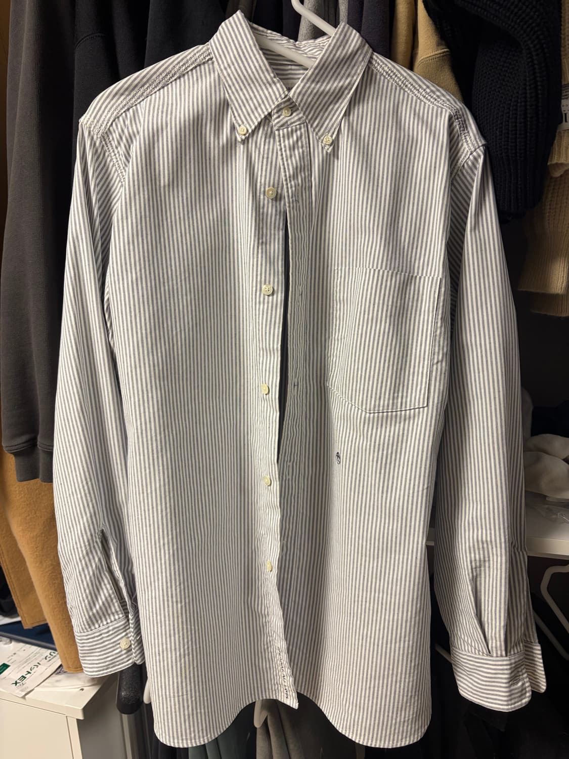 급처 나나미카 버튼다운 윈드셔츠 상품이미지1