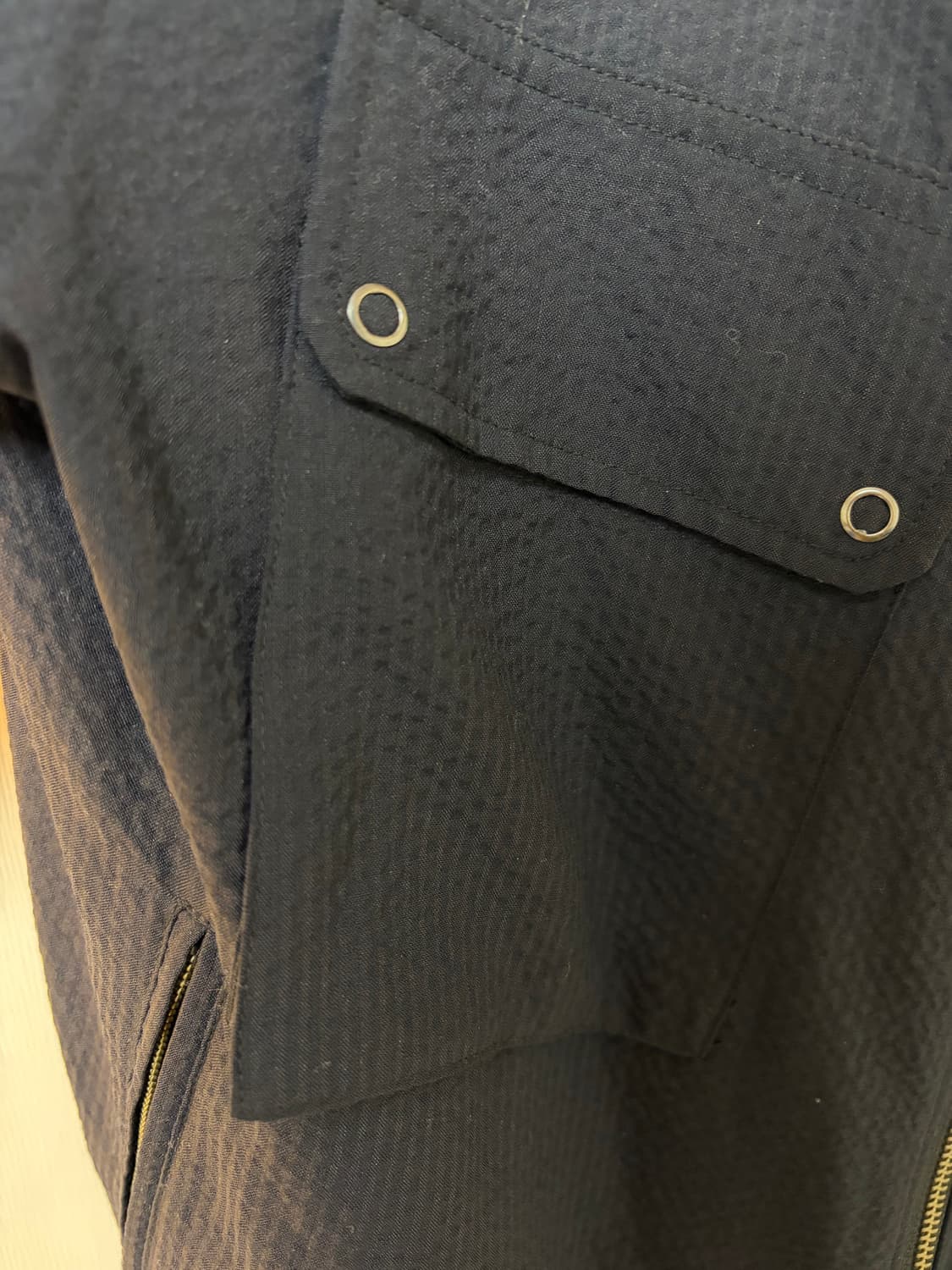 폴리테루 시어서커 스목 파카 다크네이비 [size 3] 상품이미지5