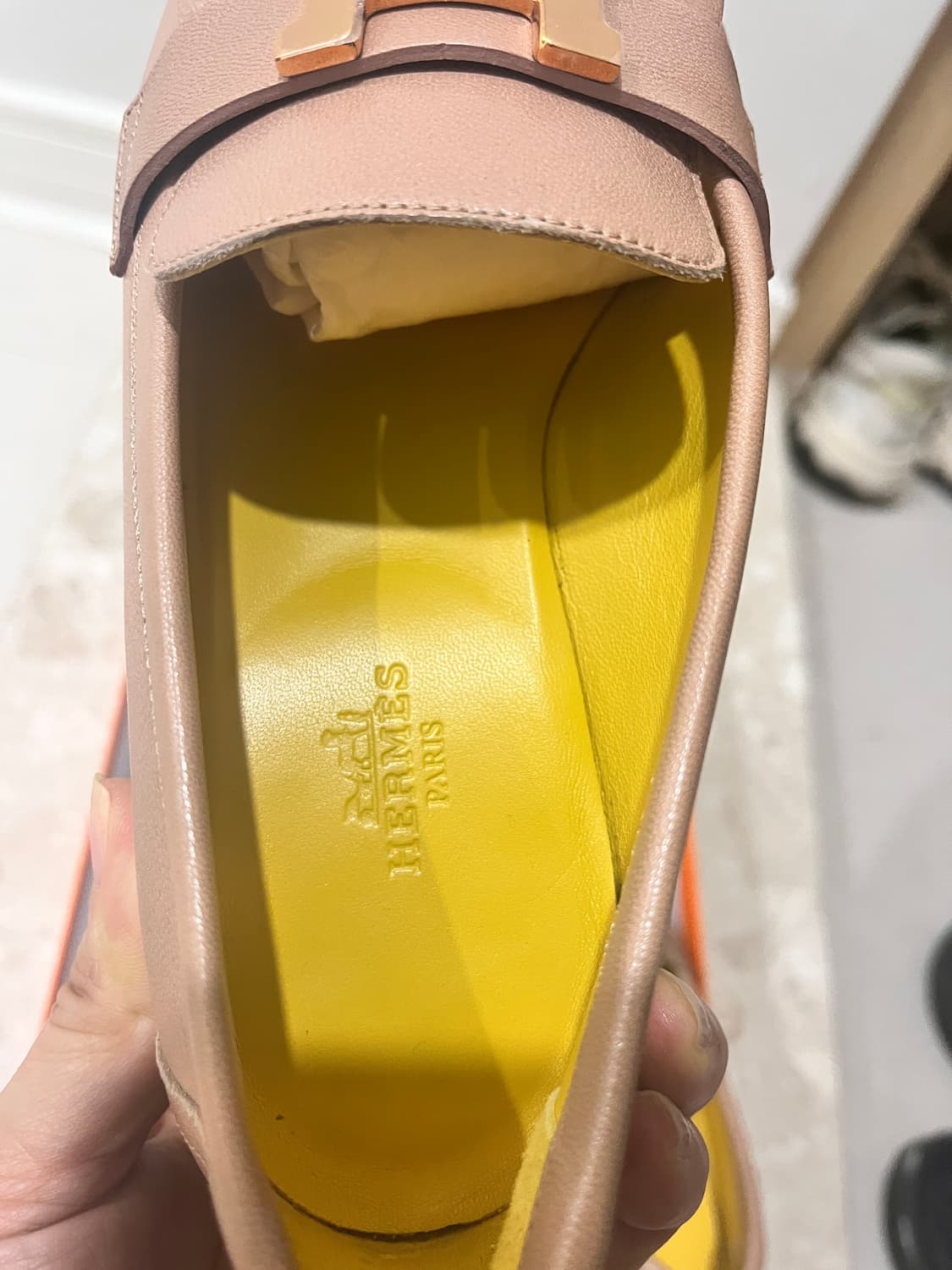 정품 에르메스 로얄로퍼 베이지  상품이미지4