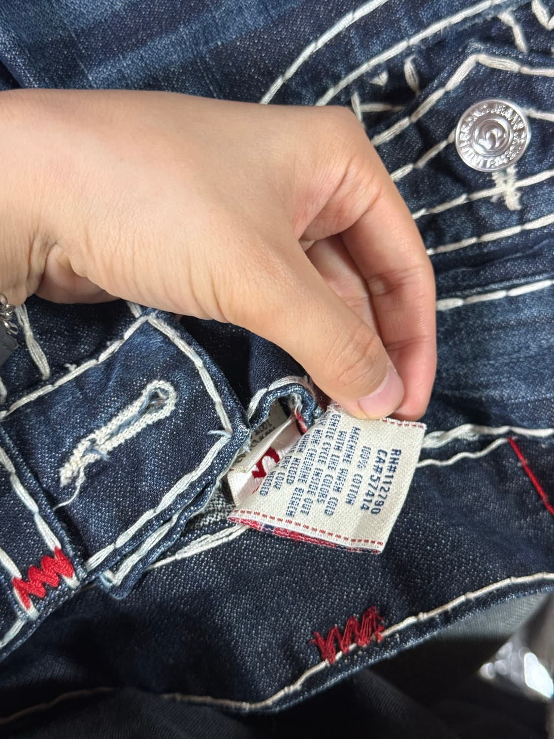 True Religion 로우라이즈 진청팬츠 Ricky Super USA 상품이미지9
