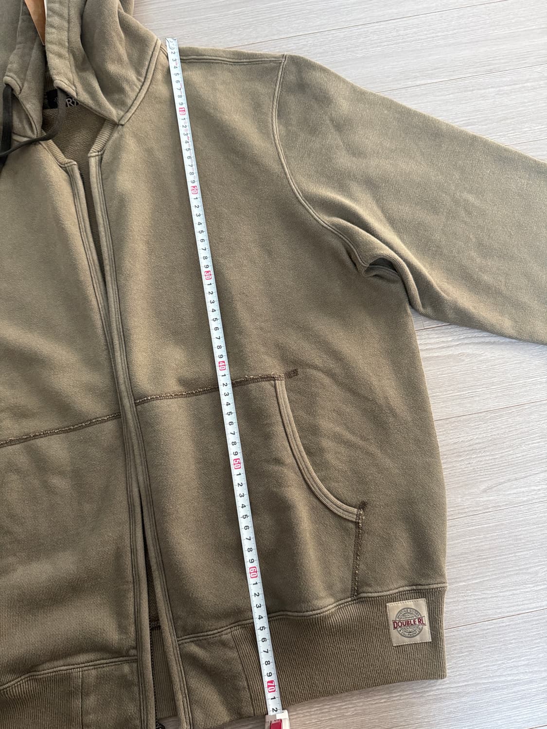 더블알엘 후드집업 카키 xl 상품이미지8