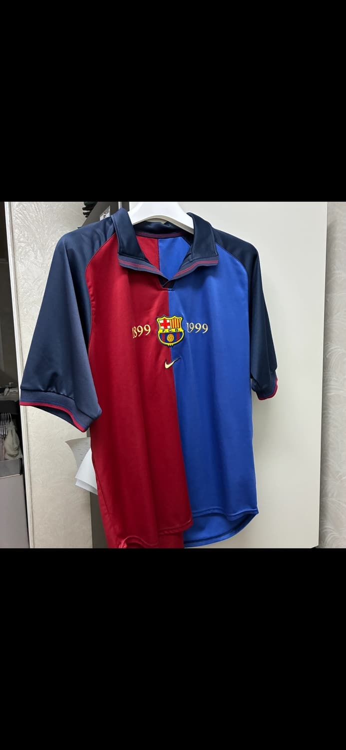 바르셀로나 99-00 유니폼 일본 1차 복각 상품이미지1