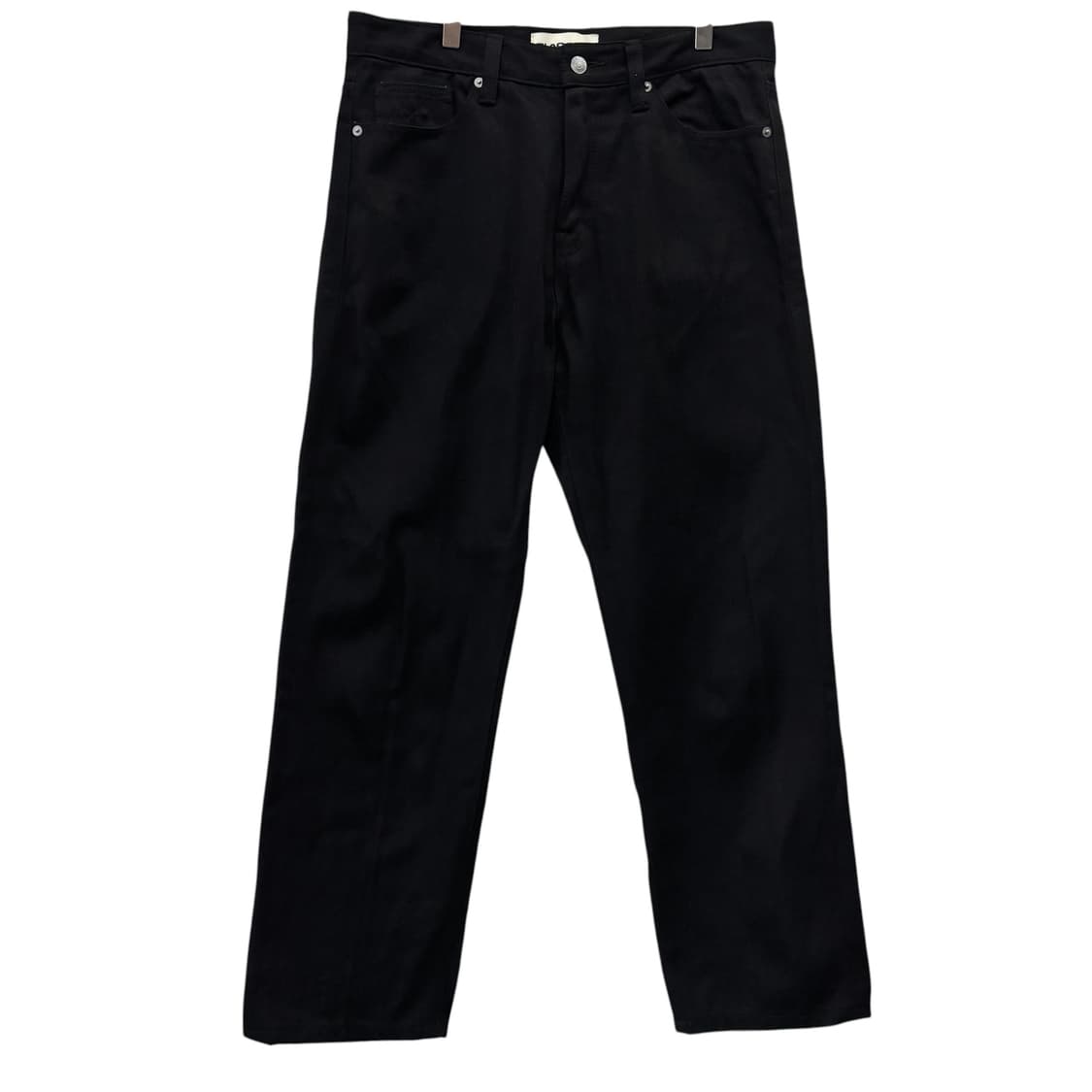 플랙진 메르고 블랙 스트레이트 진 상품이미지1