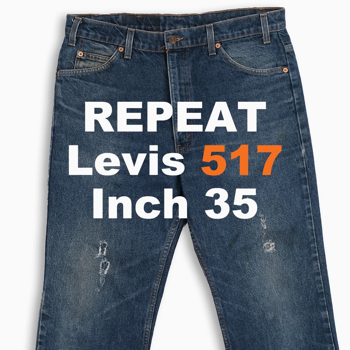 리바이스 517 오렌지탭 진청 90s USA 35인치 OR51736227 상품이미지1