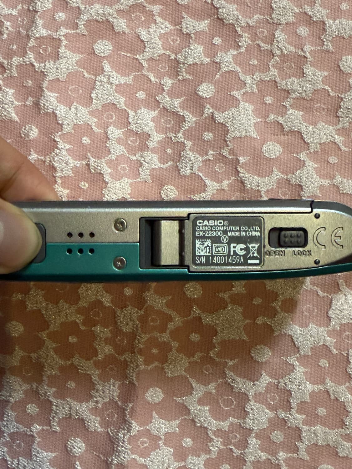 카시오 엑슬림 2300 민트색! 빈티지 디지털 카메라 디카 상품이미지3