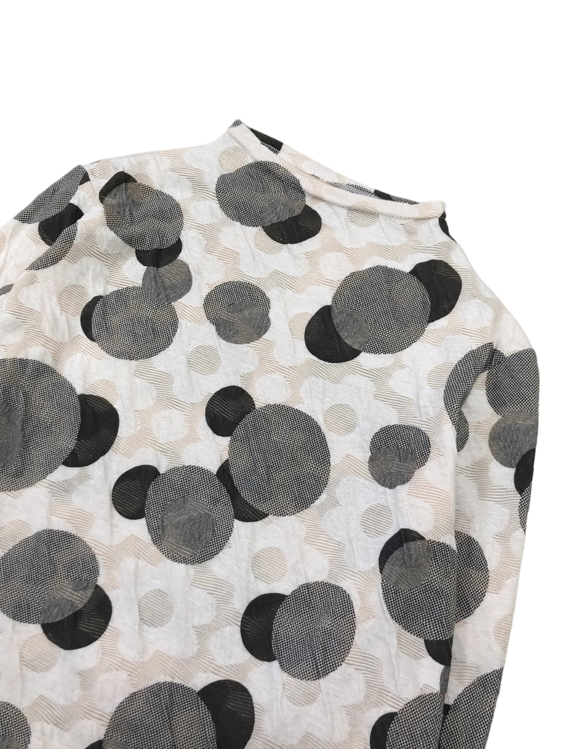 플라워 도트 터틀넥 목폴라 티셔츠 상품이미지10